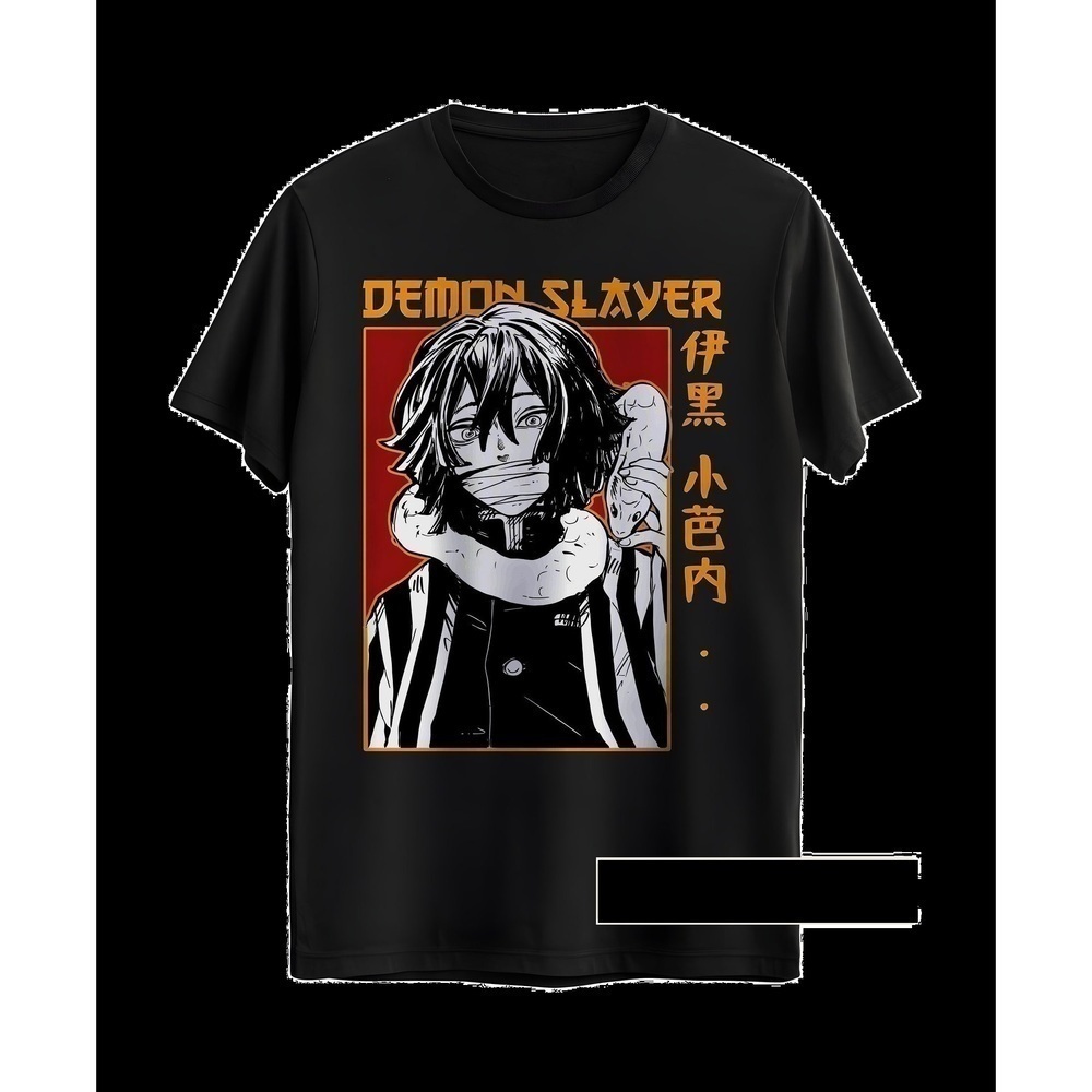 Obanai Demon Slayer Anime Graphic Tee Retro Manga Fan Style T-Shirt